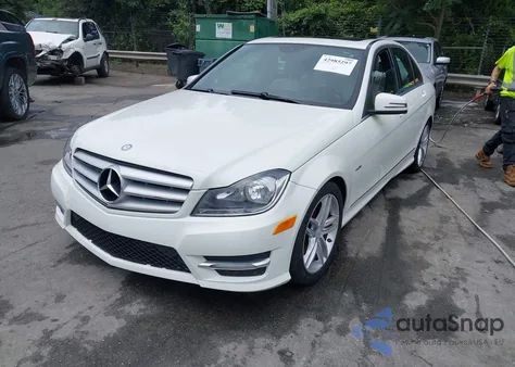 2012 Mercedes-Benz C 250 Sport from USA, damaged, VIN WDDGF4HB6CR235633